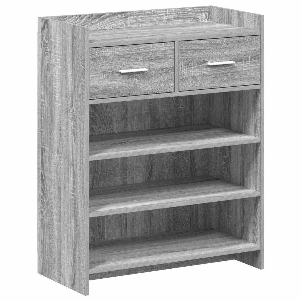 Kenkäkaappi Harmaa Sonoma 73,5 x 36 x 92 cm Tekninen puu
