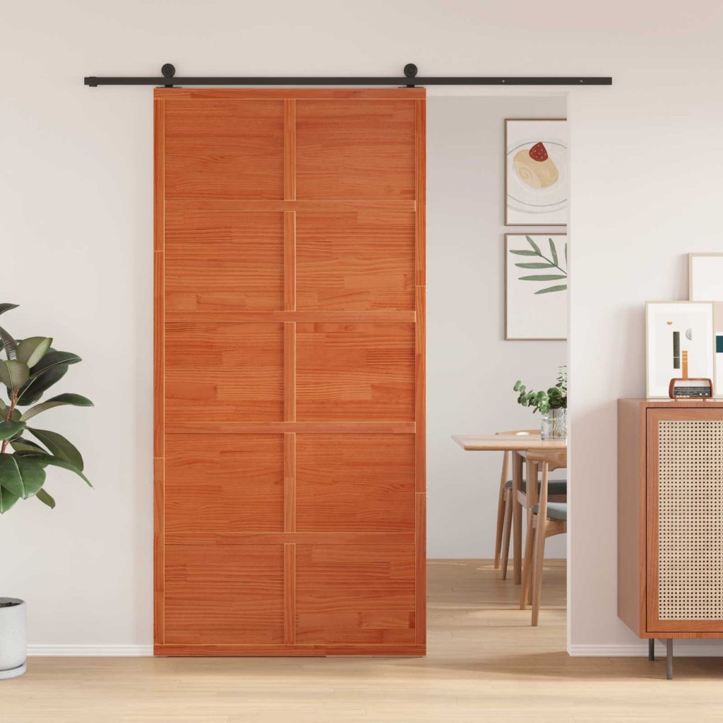 Ladon Ovi Vahanruskea 100 x 208 cm Täysi mänty
