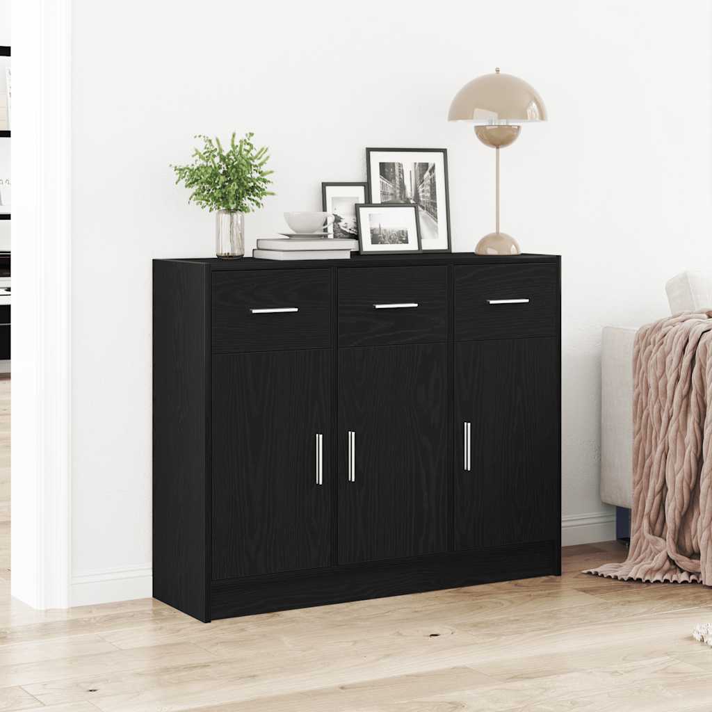 Senkki musta tammi 91x28x75 cm tekopuu