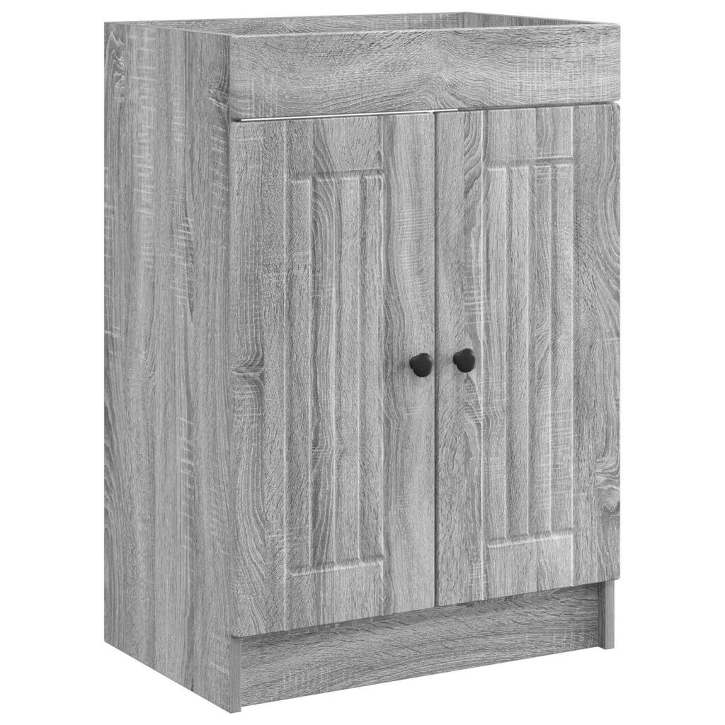 Kylpyhuoneen allaskaappi Harmaa Sonoma 78,5 x 37,5 x 81 cm