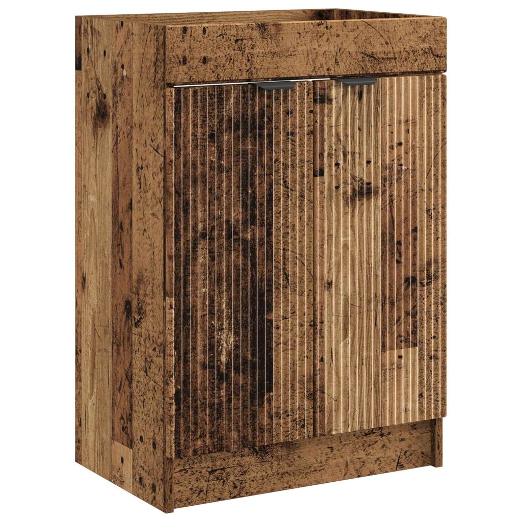 Kylpyhuoneen allaskaappi Vanha puu 78,5 x 37,5 x 81 cm