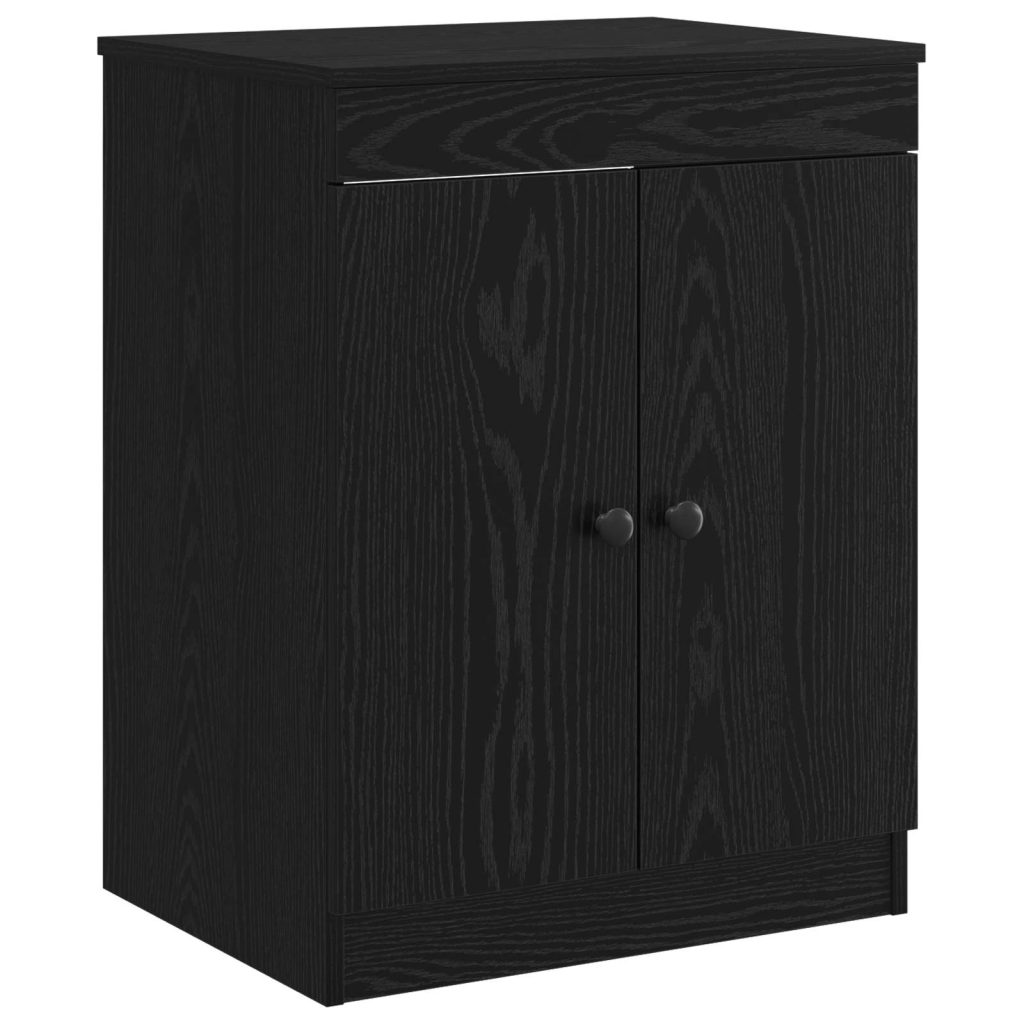Kylpyhuonekaappi Musta 54 x 41 x 70 cm Tekninen puu