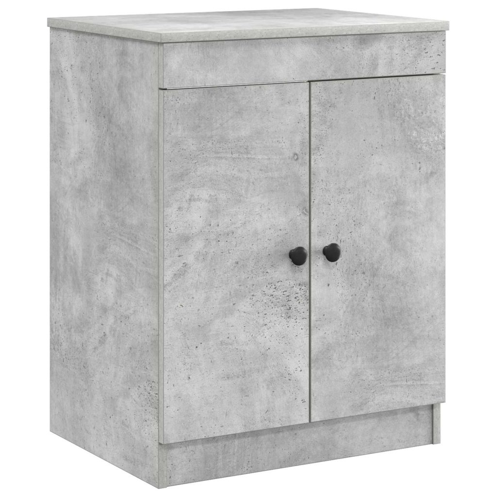 Kylpyhuonekaappi Betoninharmaa 54 x 41 x 70 cm Tekninen puu