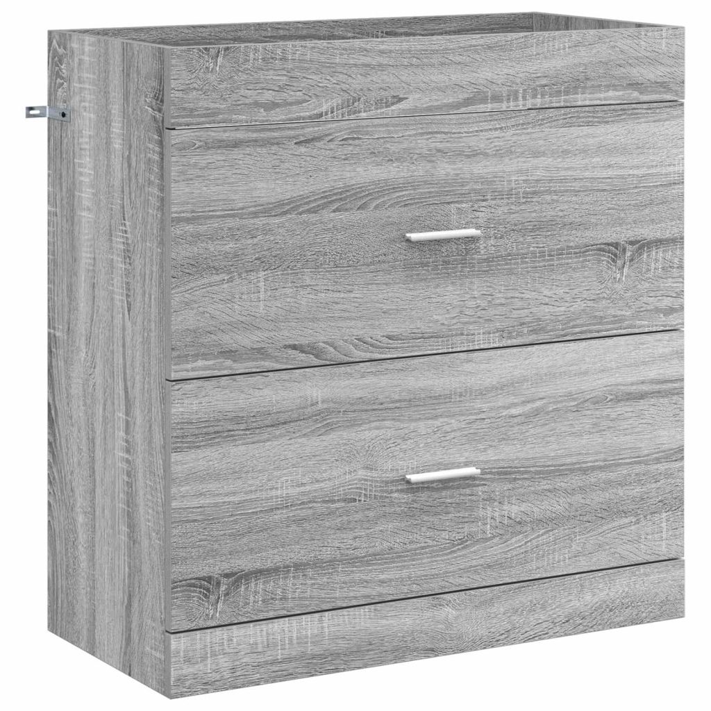 Kylpyhuoneen allaskaappi Harmaa Sonoma 78,5 x 37,5 x 81 cm