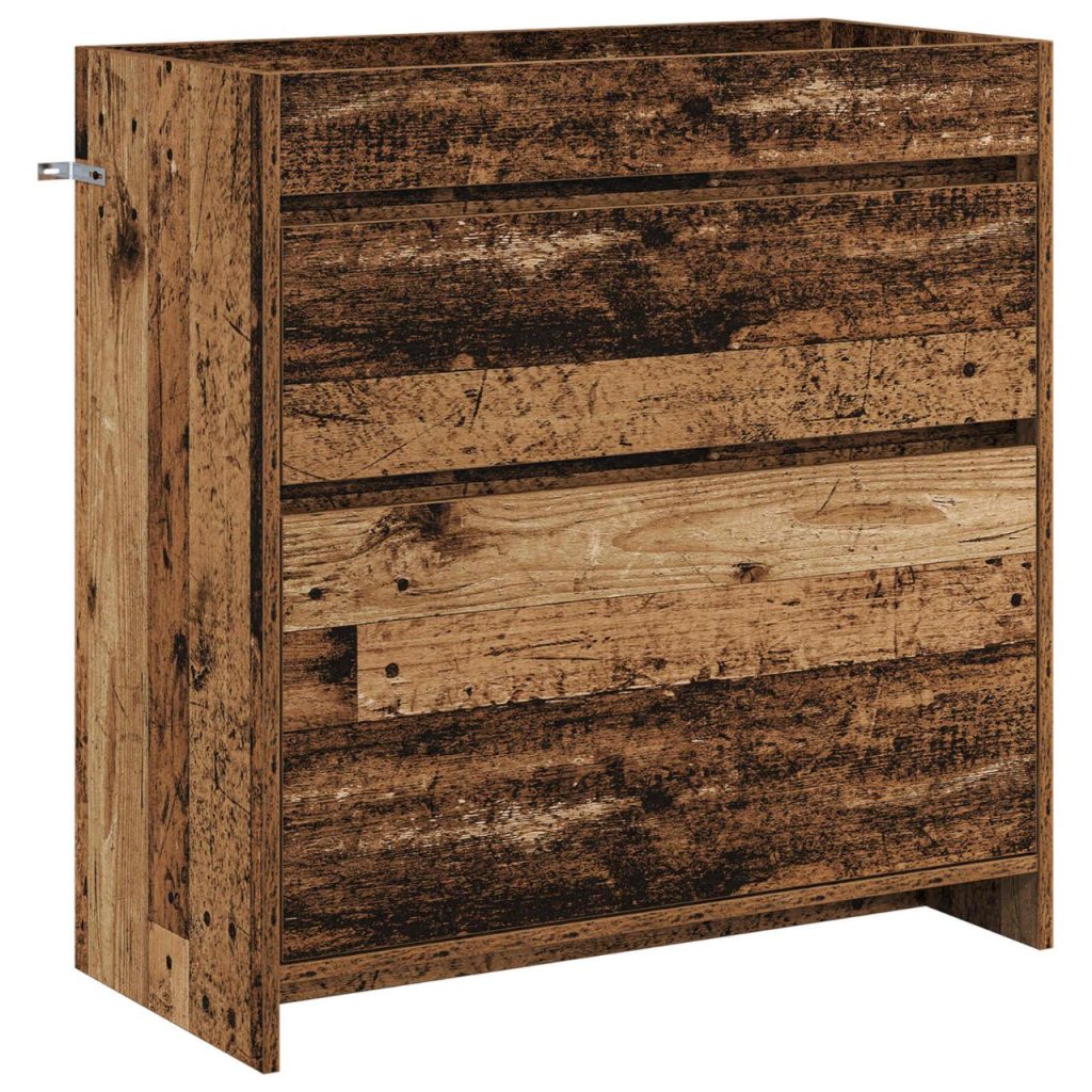 Kylpyhuoneen allaskaappi Vanha puu 78,5 x 37,5 x 81 cm