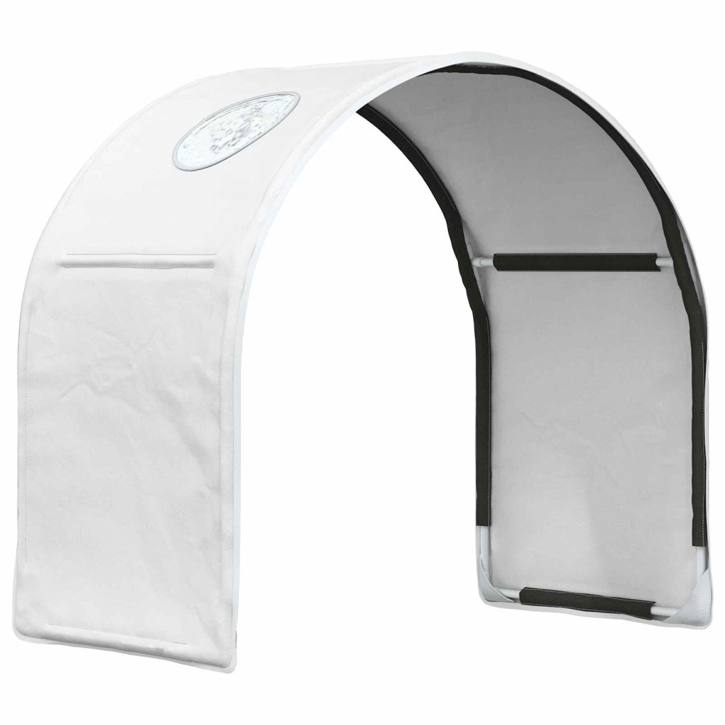Sängyn tunneli 2 pcs Valkoinen 211 x 52,5 x 2 cm Polyesteri