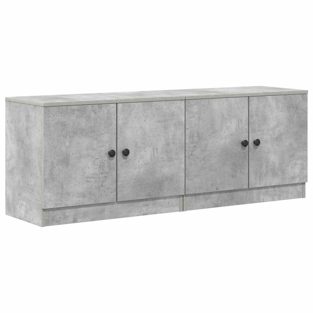 Sängynkaappi 2 pcs Betoni Harmaa 66 x 35 x 48 cm Käsitelty puu