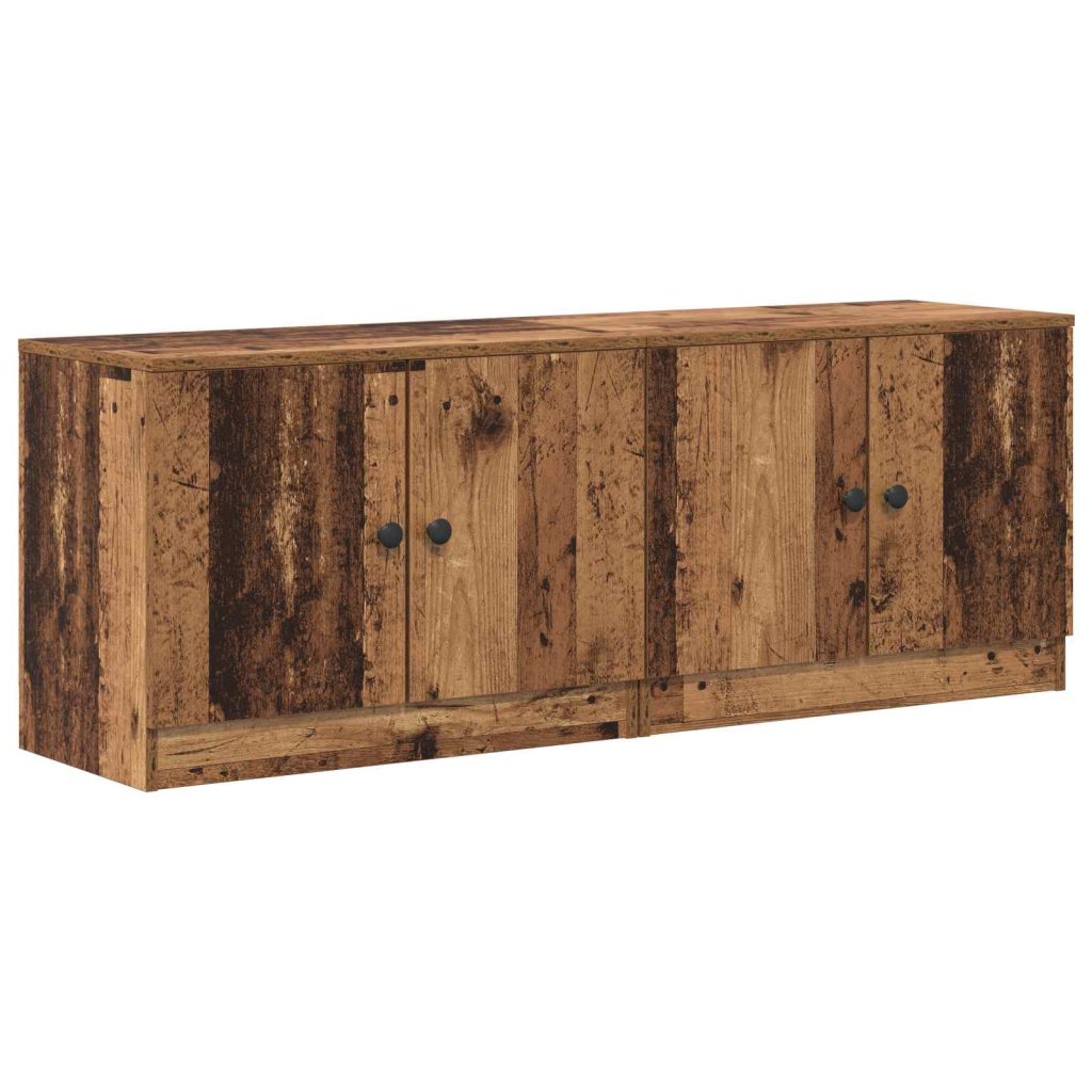 Sängynkaappi 2 pcs Vanha puu 66 x 35 x 48 cm Käsitelty puu