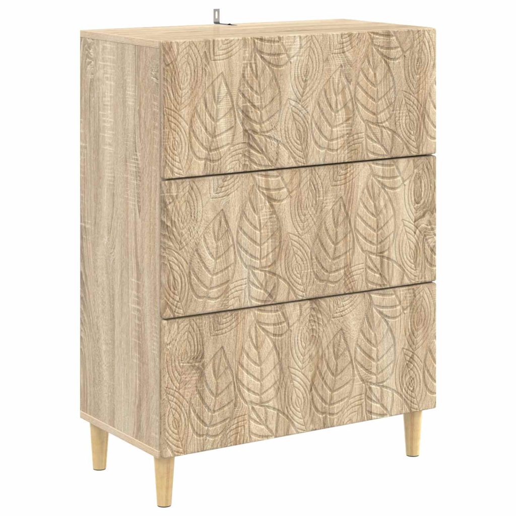 Laatikkokaappi Sonoma-tammi 66 x 34,5 x 90 cm Tekninen puu