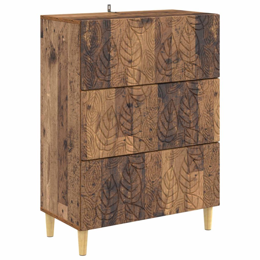 Laatikkokaappi Vanha puu 66 x 34,5 x 90 cm Tekninen puu
