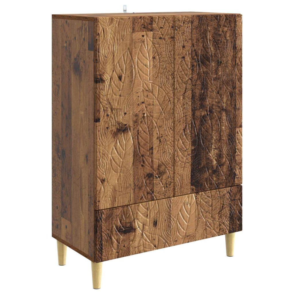 Sivupöytä Vanha puu 66 x 34,5 x 95 cm Tekninen puu