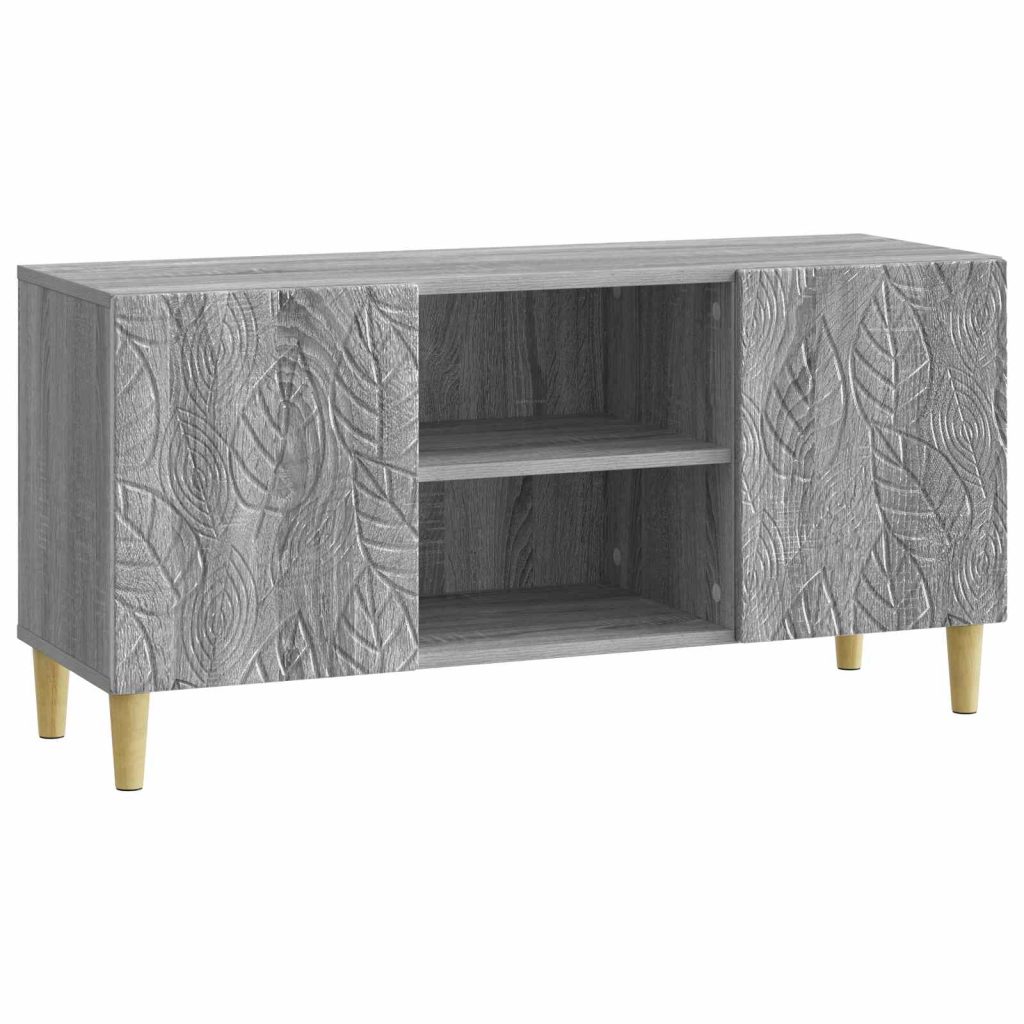 TV-kaappi 102 x 34,5 x 50 cm Harmaa Sonoma Tekninen puu