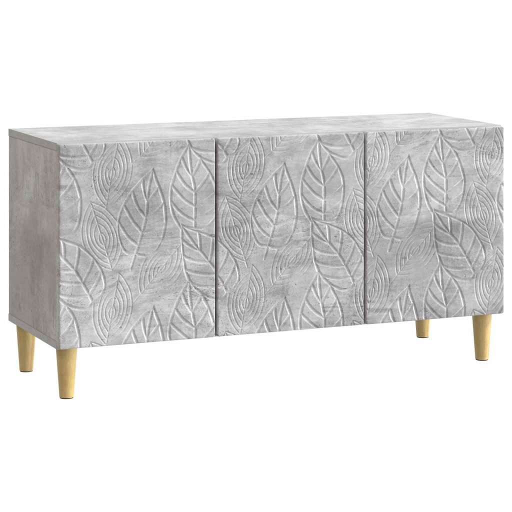 TV-kaappi 99 x 34,5 x 50 cm Betoninharmaa Tekninen puu