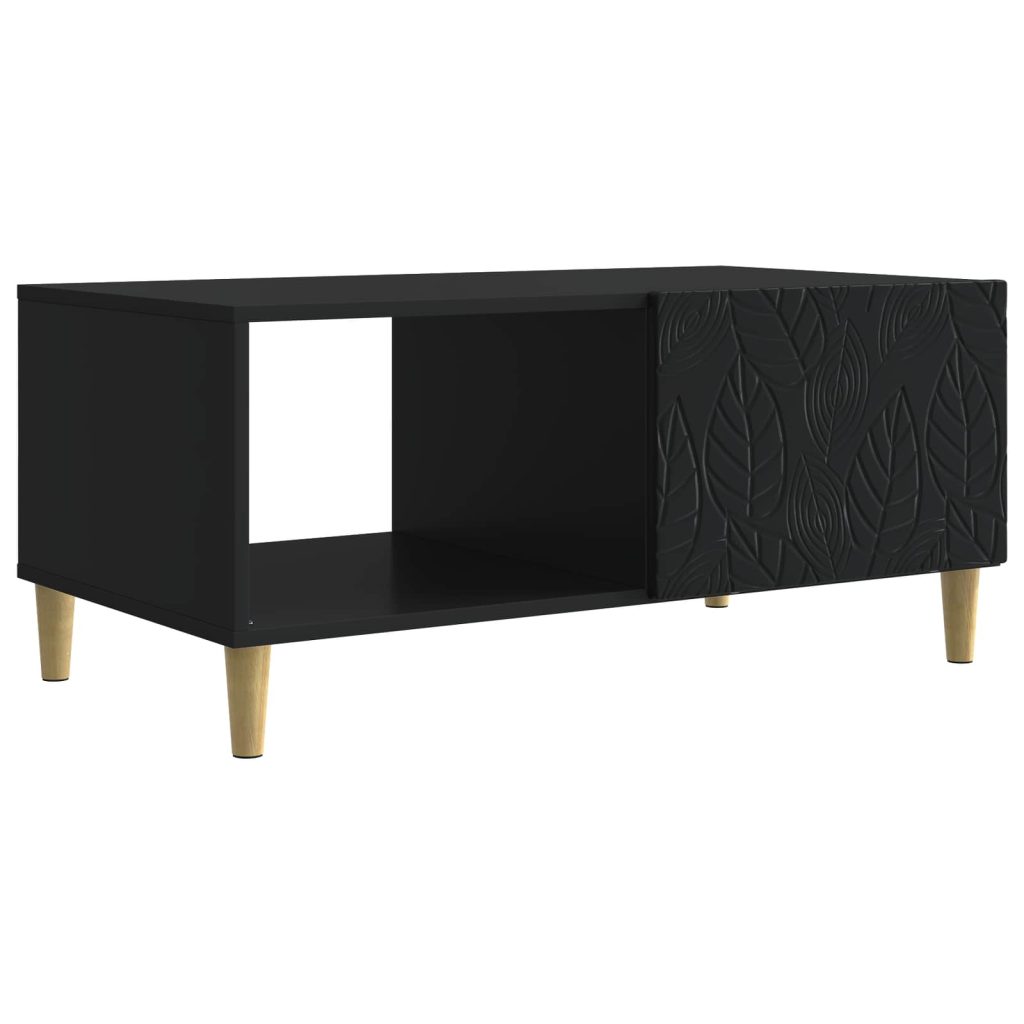 Sohvapöytä Musta 90 x 50 x 40 cm Tekninen puu