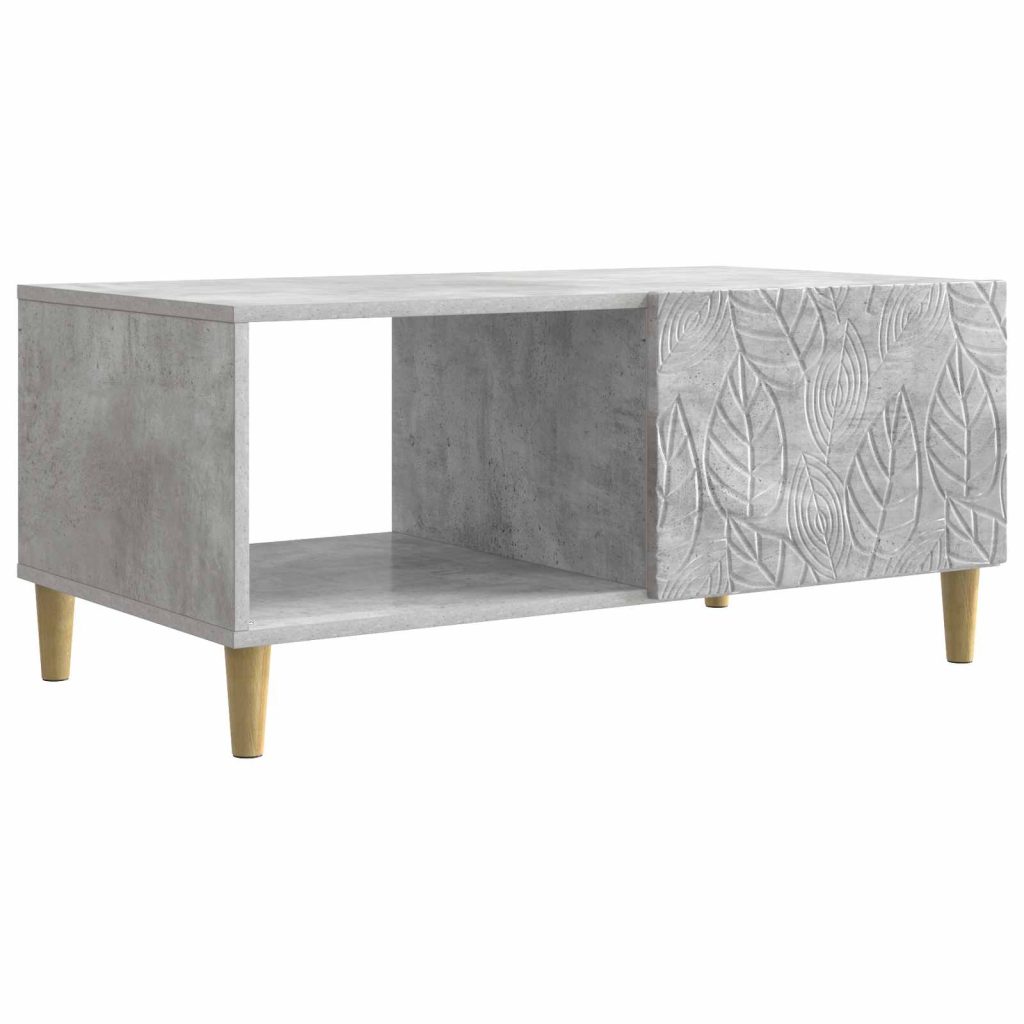 Sohvapöytä Betoninharmaa 90 x 50 x 40 cm Tekninen puu