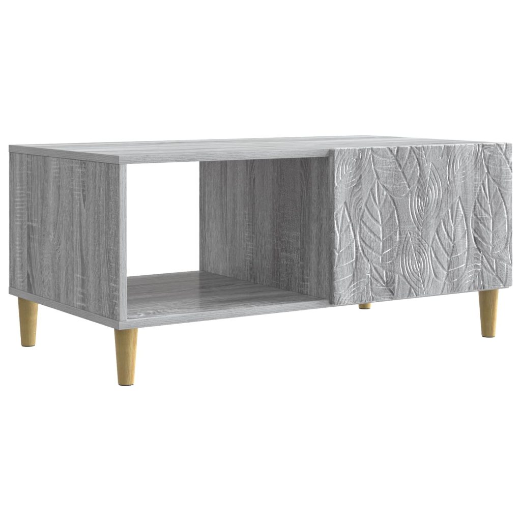 Sohvapöytä Harmaa Sonoma 90 x 50 x 40 cm Tekninen puu