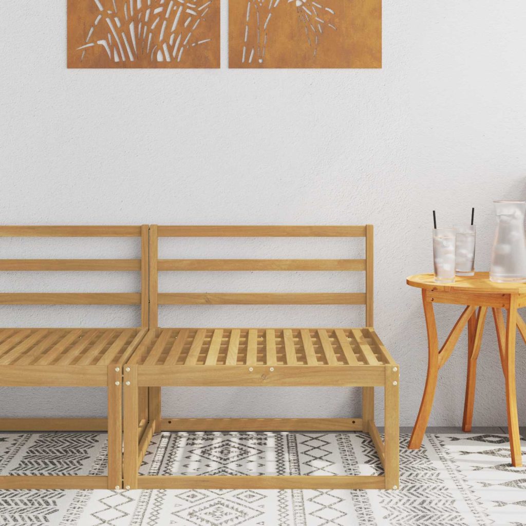 Ulkotilan keskisohva valkoinen 79 x 83 x 73 cm