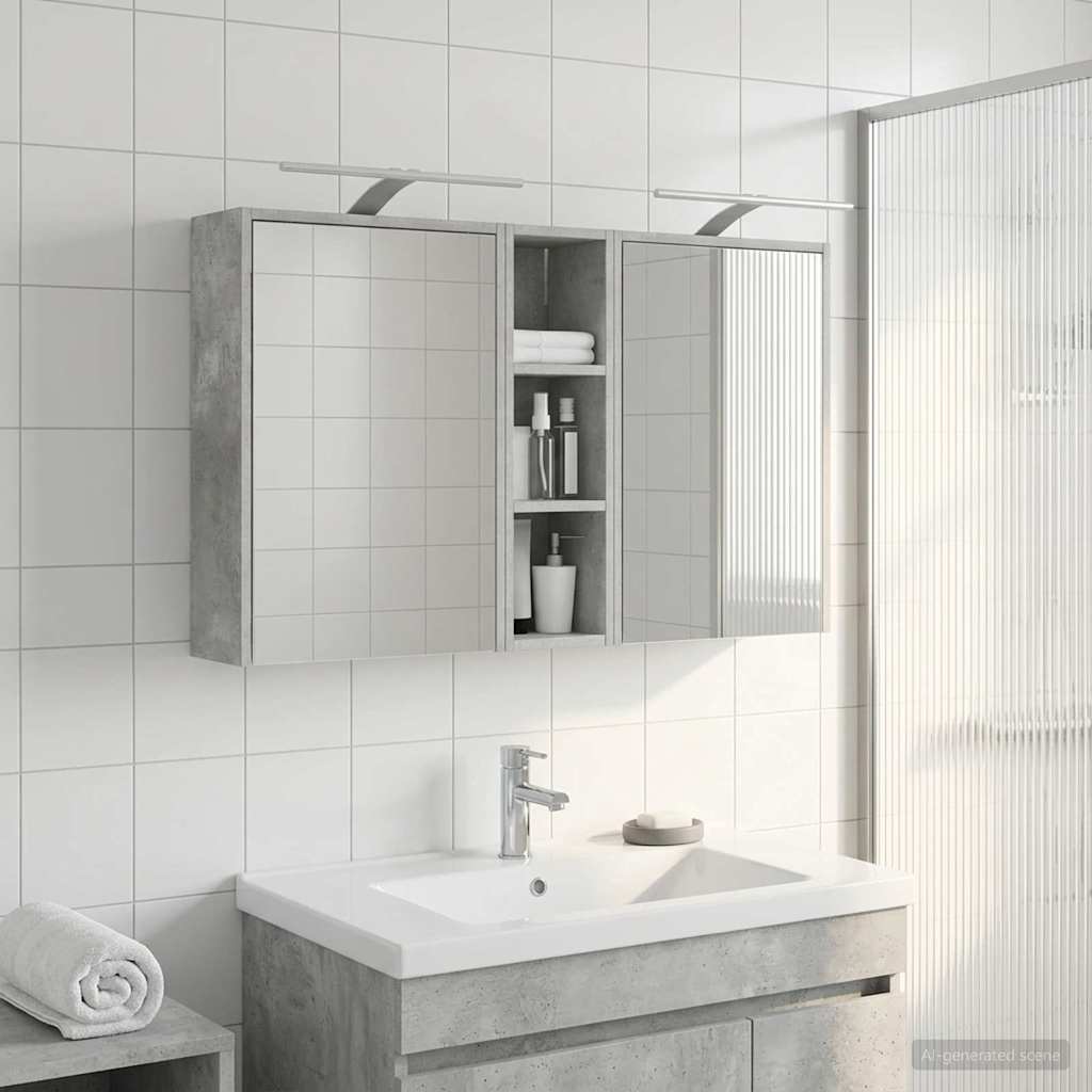 Kylpyhuoneen kaappisetti 3 pcs 106 x 16 x 62,5 cm Tekninen puu