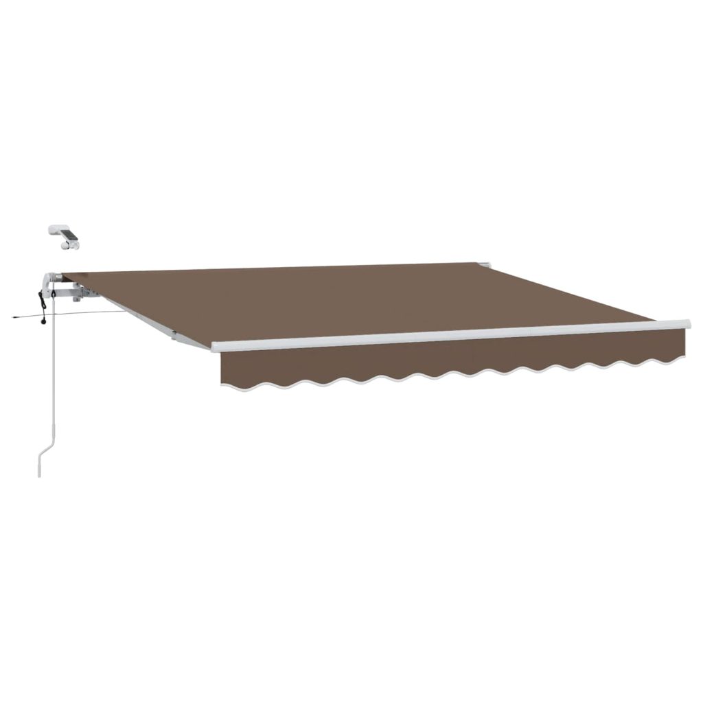 Aurinkovarjon kangas Taupe 350 x 250 cm Polyesteri