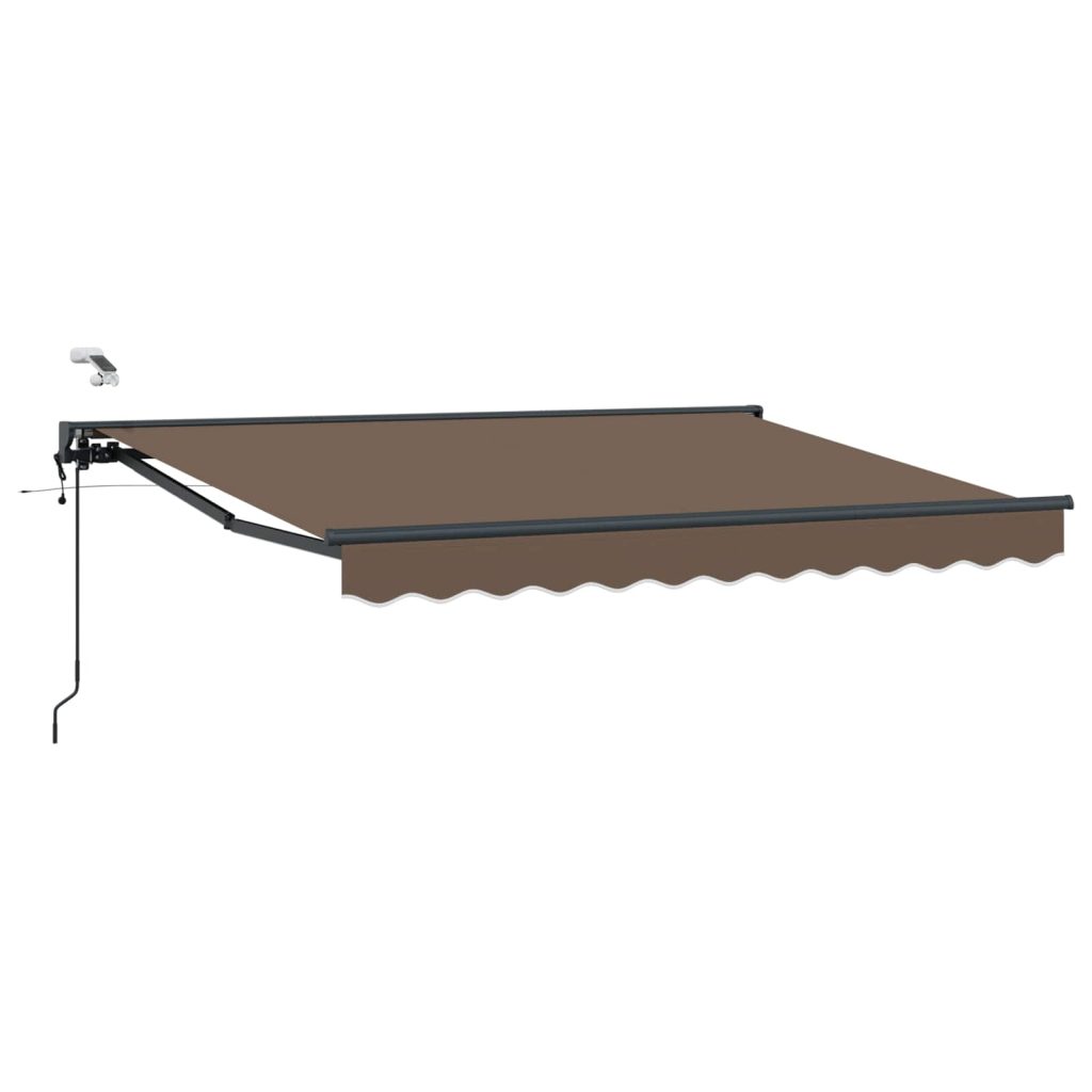 Sähkökäyttöinen Vedettävä Varjo Taupe 4,5 × 3 m
