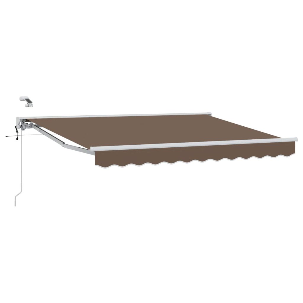 Sähkökäyttöinen Vedettävä Varjo Taupe 5 × 3,5 m