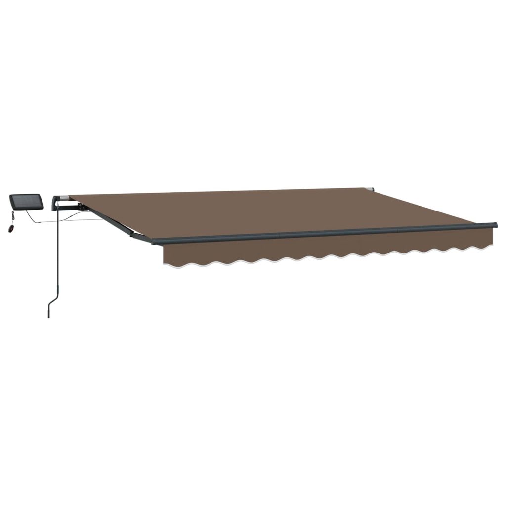 Vedettävä markiisi Taupe 600 × 350 cm Kangas ja alumiini