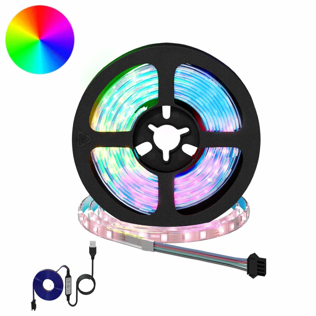 LED-nauha 12 pcs Musta ja läpinäkyvä 950 mm Kupari ja muovi