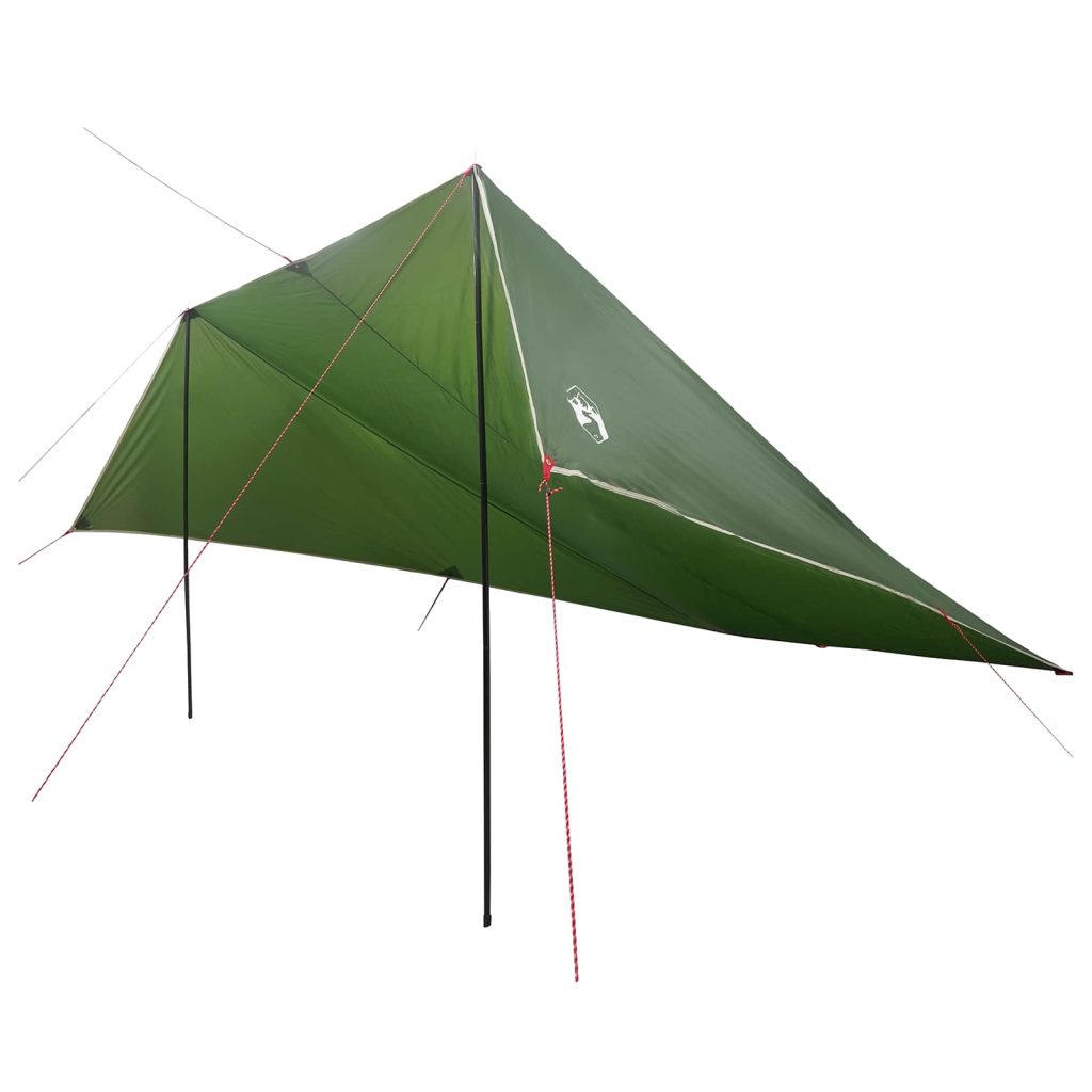 Ajoneuvoaukko Vihreä 518 x 580 x 215 cm Polyesteri ja teräs