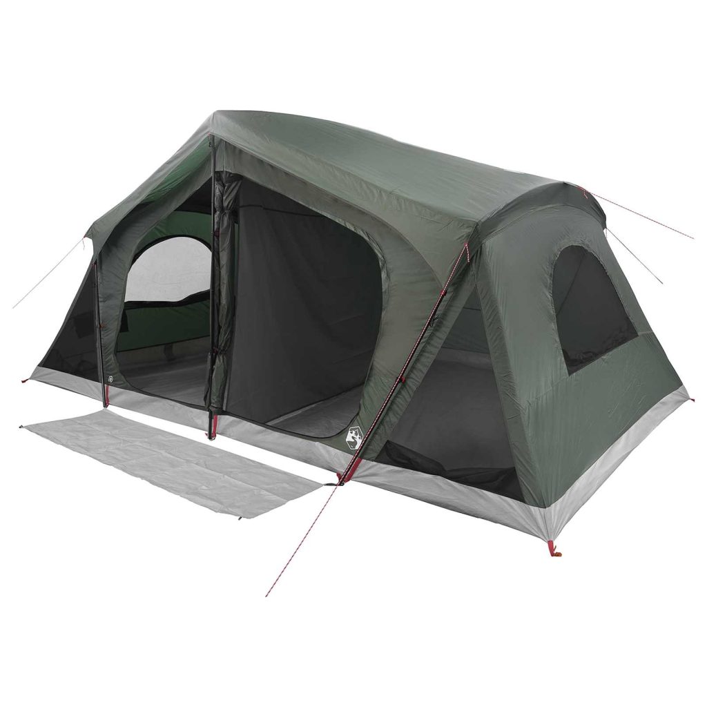 Mökki teltta Armivihreä 480 x 273 x 205 cm Polyesteri ja teräs