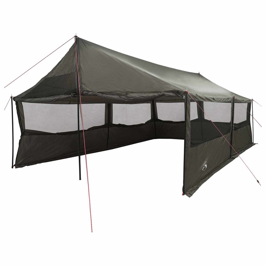 Perhe Teltta katolla Ruskea harmaa 600 x 400 x 268 cm