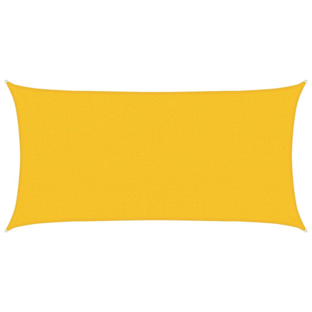 Aurinkovarjolaudat Keltainen 2 x 6 m HDPE