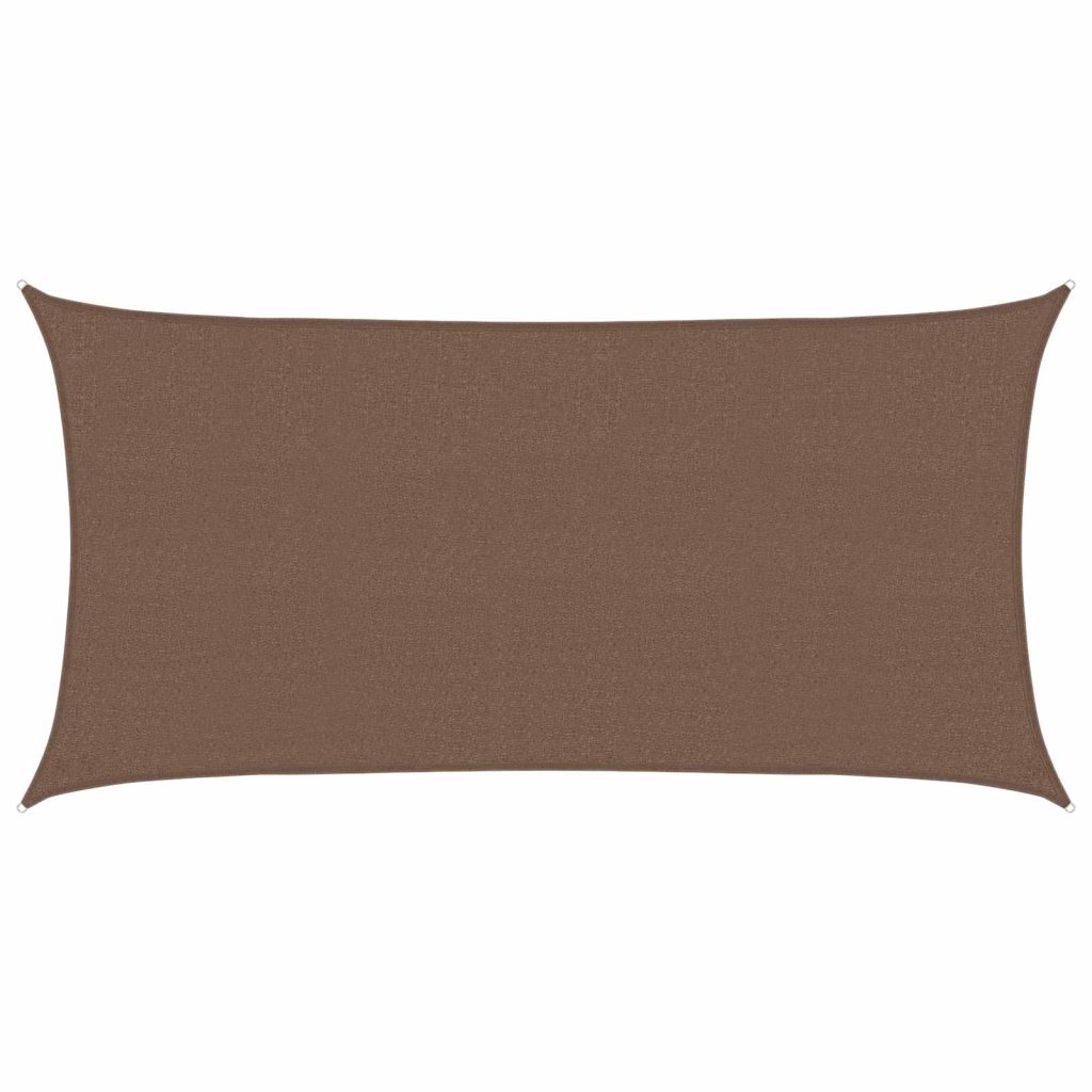 Aurinkovarjolaudat Ruskea 2 x 6 m HDPE