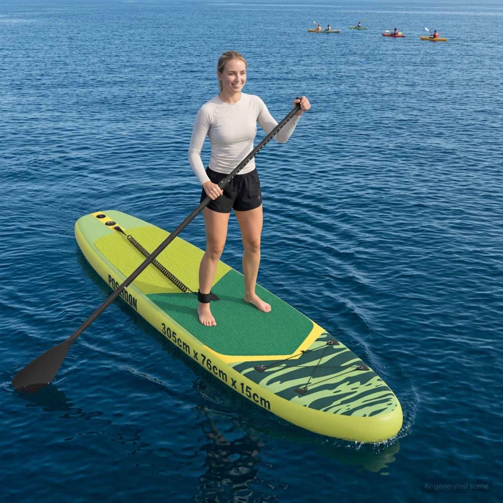 Puhallettava Stand Up Paddle Board POSEIDON 305 x 76 x 15 cm