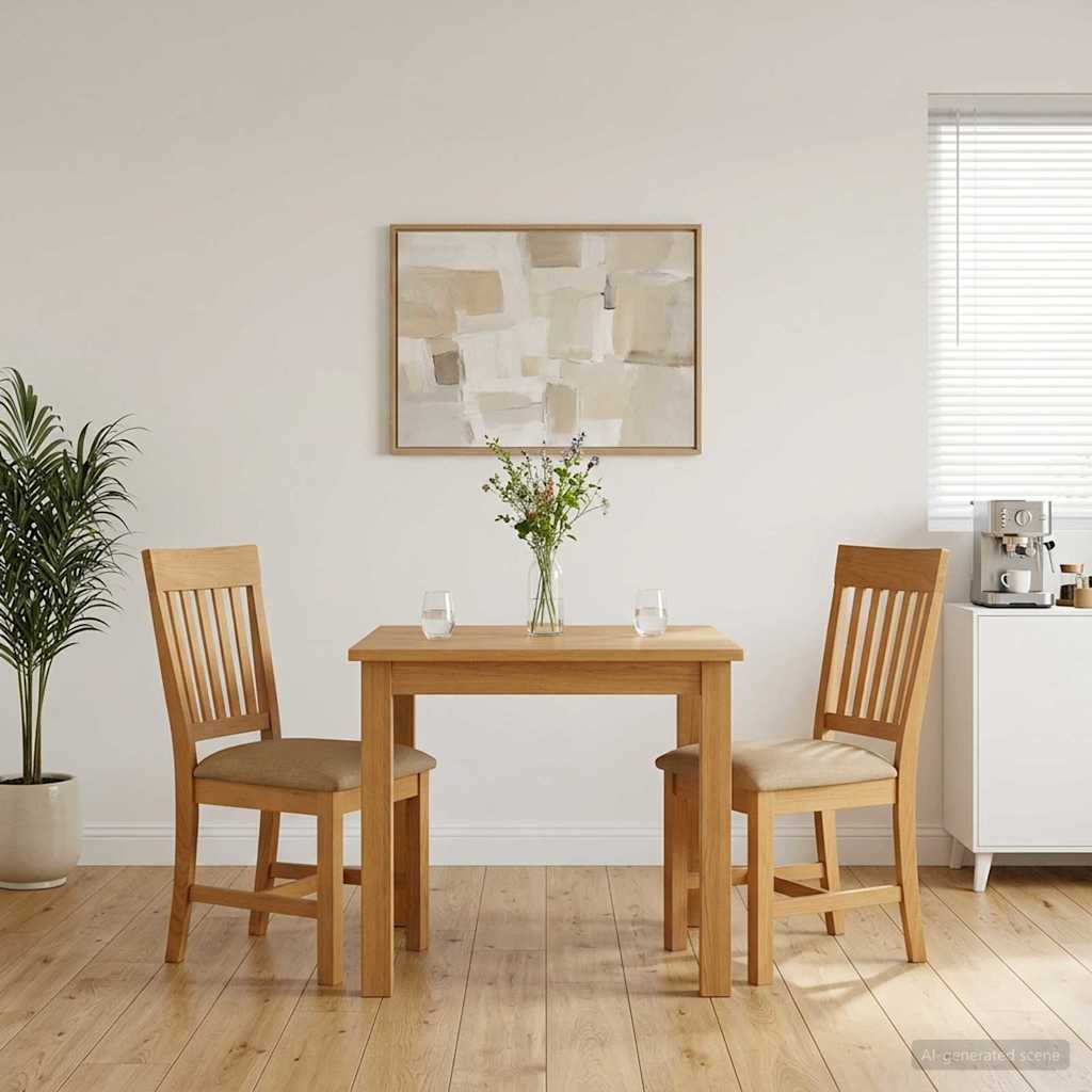 Ruokatuoli 2 pcs Mäntypuu Beige 45 x 59 x 92 cm