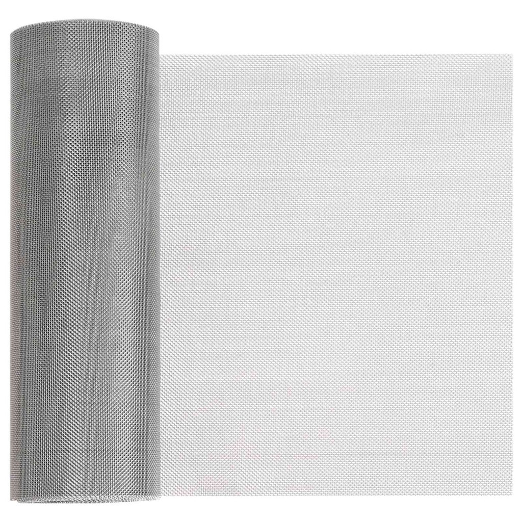 Verkkoruudun 20 x 1000 cm 30 Mesh Ruostumaton teräs 201 Hopea