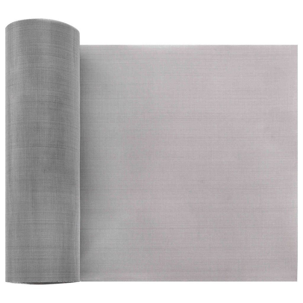 Verkkoruudun 20 x 1000 cm 60 Mesh Ruostumaton teräs 201 Hopea