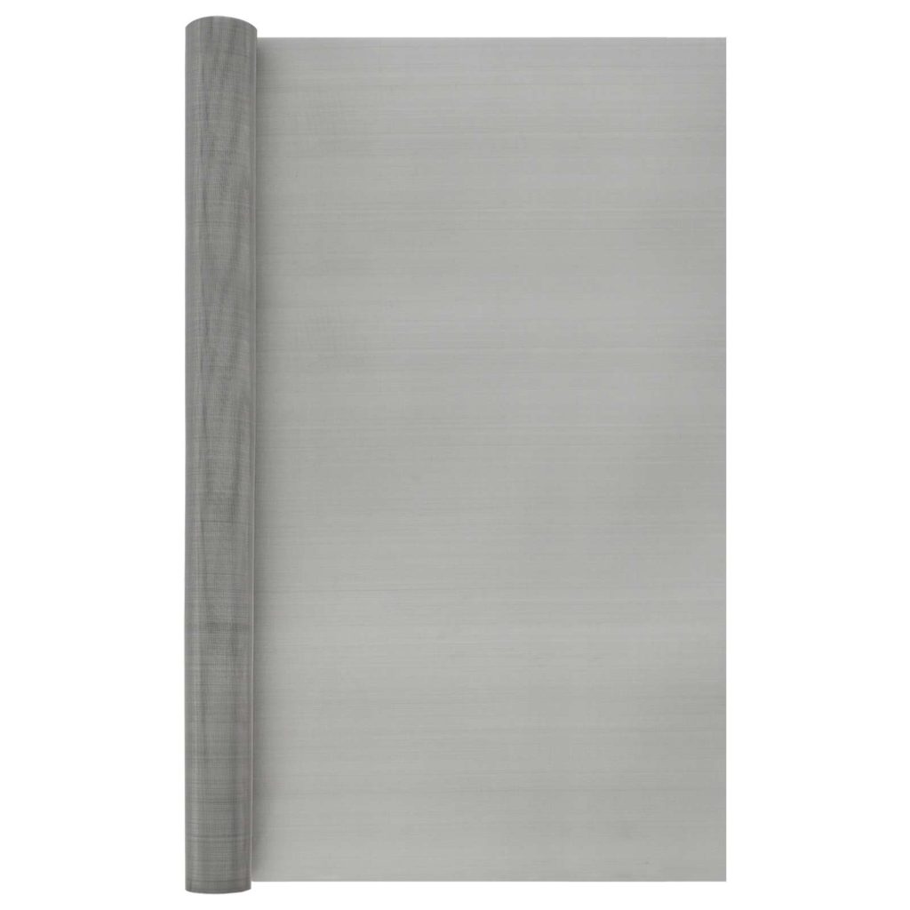 Verkkoruudun 80 x 2000 cm 60 Mesh Ruostumaton teräs 201 Hopea