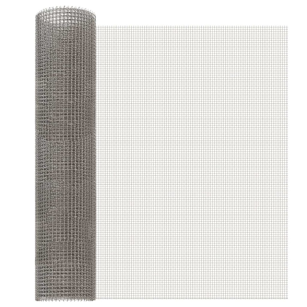 Verkkoruudun 60 x 500 cm 3 Mesh Ruostumaton teräs 201 Hopea