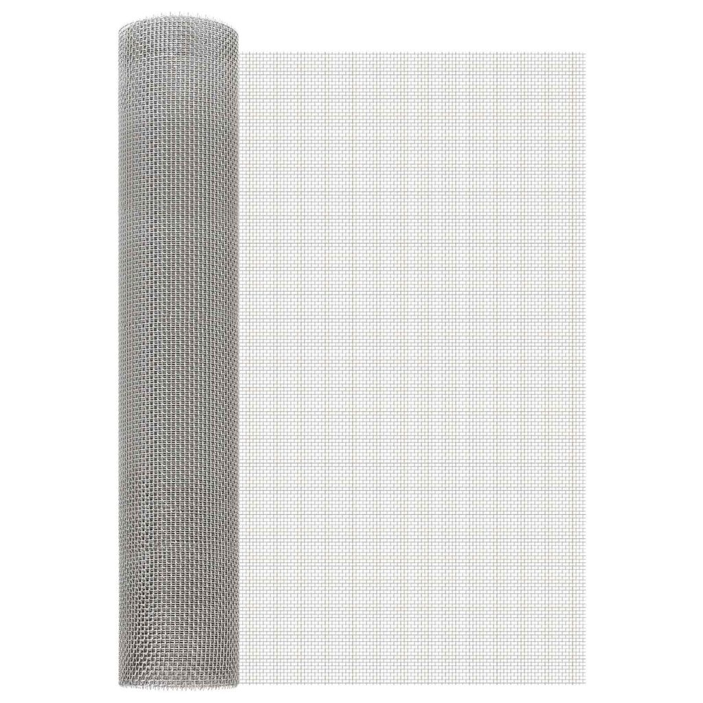 Verkkoruudun 60 x 200 cm 6 Mesh Ruostumaton teräs 201 Hopea