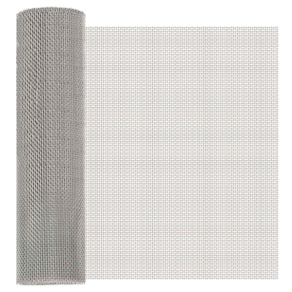 Verkkoruudun 40 x 200 cm 8 Mesh Ruostumaton teräs 201 Hopea