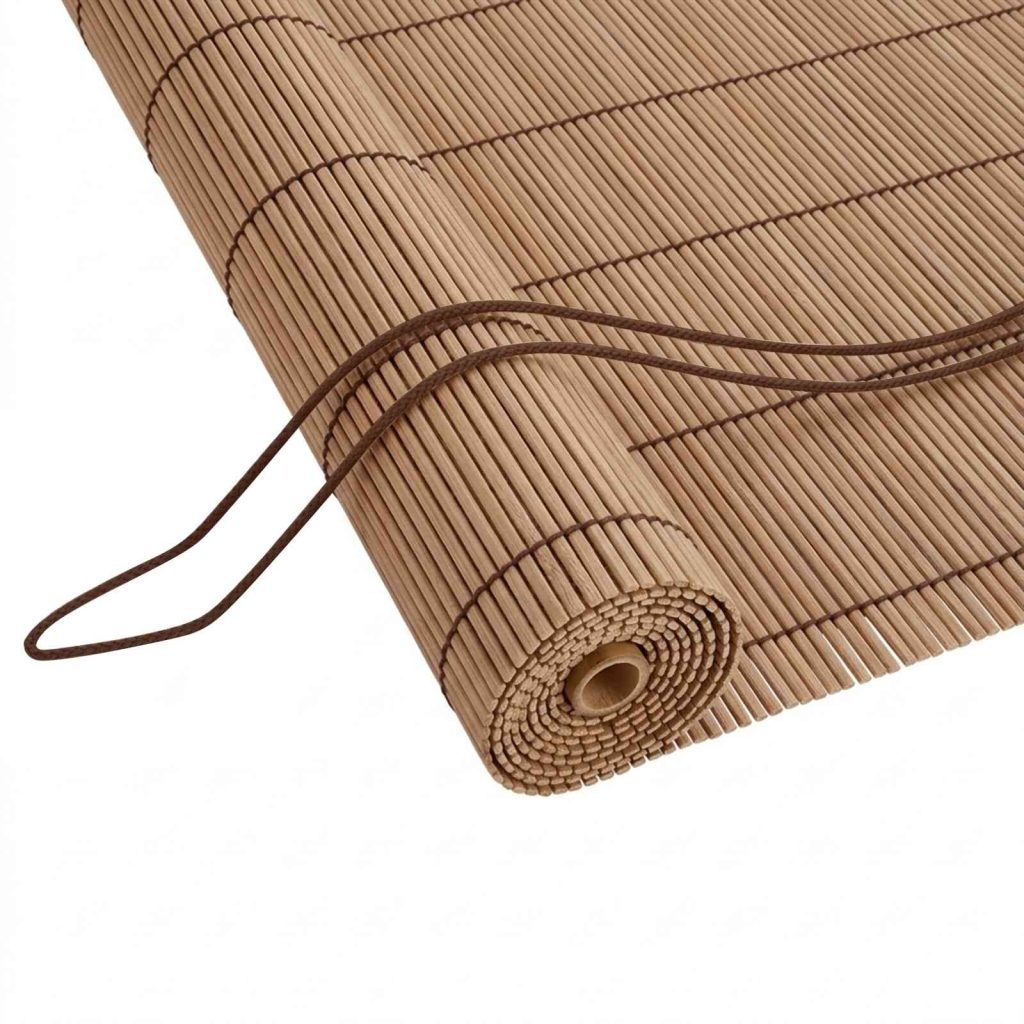 Rullaverho Ruskea 160 x 160 cm Bambu