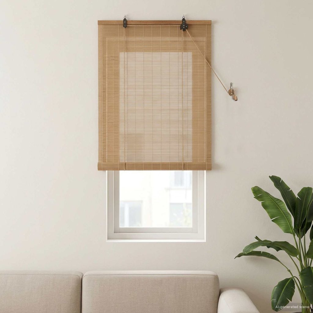 Rullaverho Ruskea 50 x 160 cm Bambu