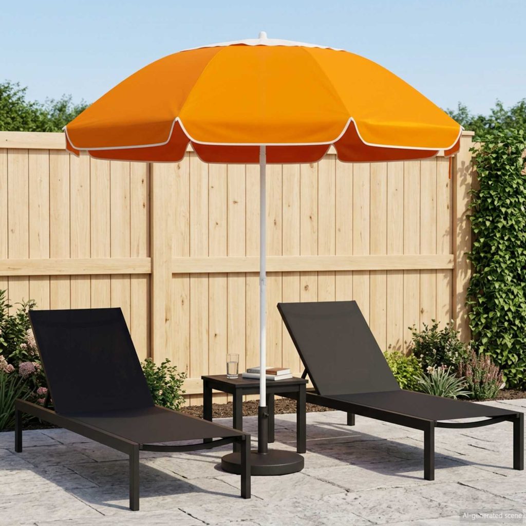 Puutarhavarjo 207 cm 170T polyesteri Oranssi