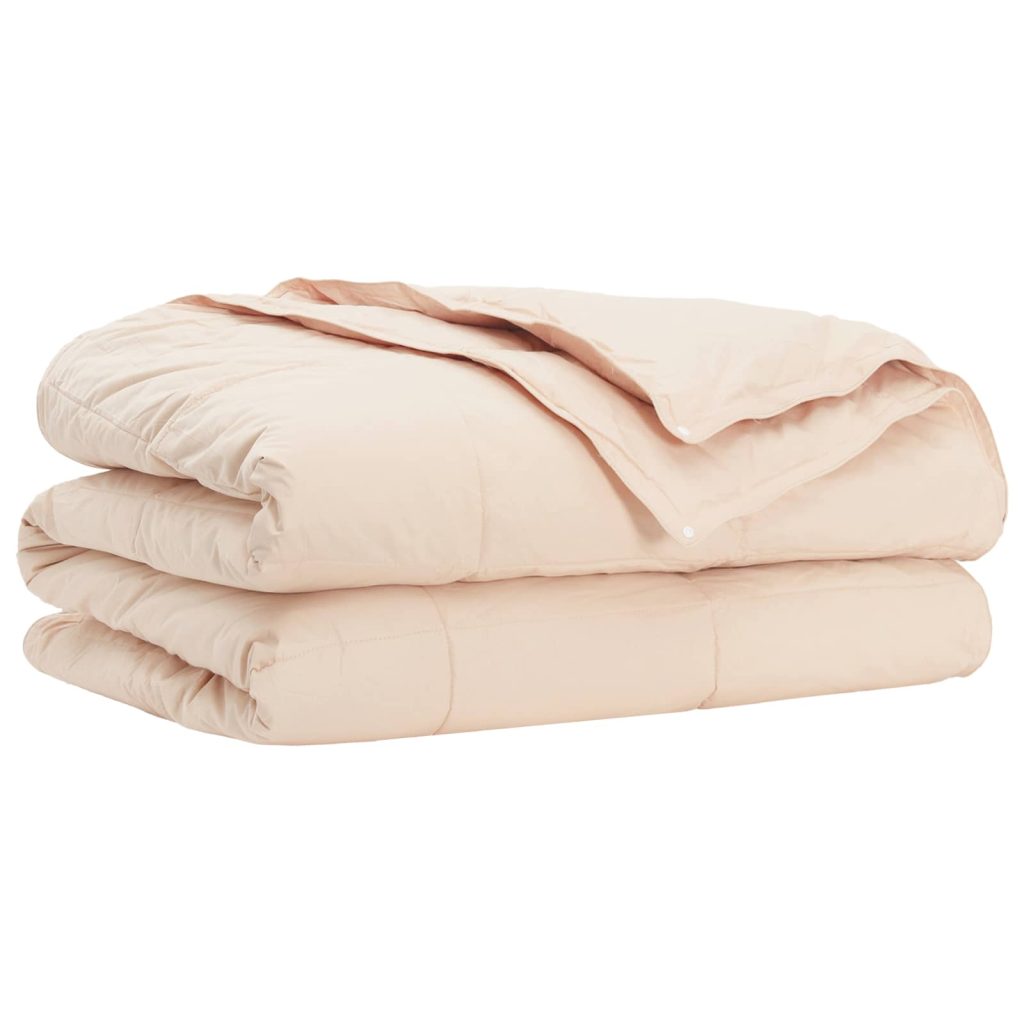 Peitto Beige 220 x 240 cm Kapok-kuitu