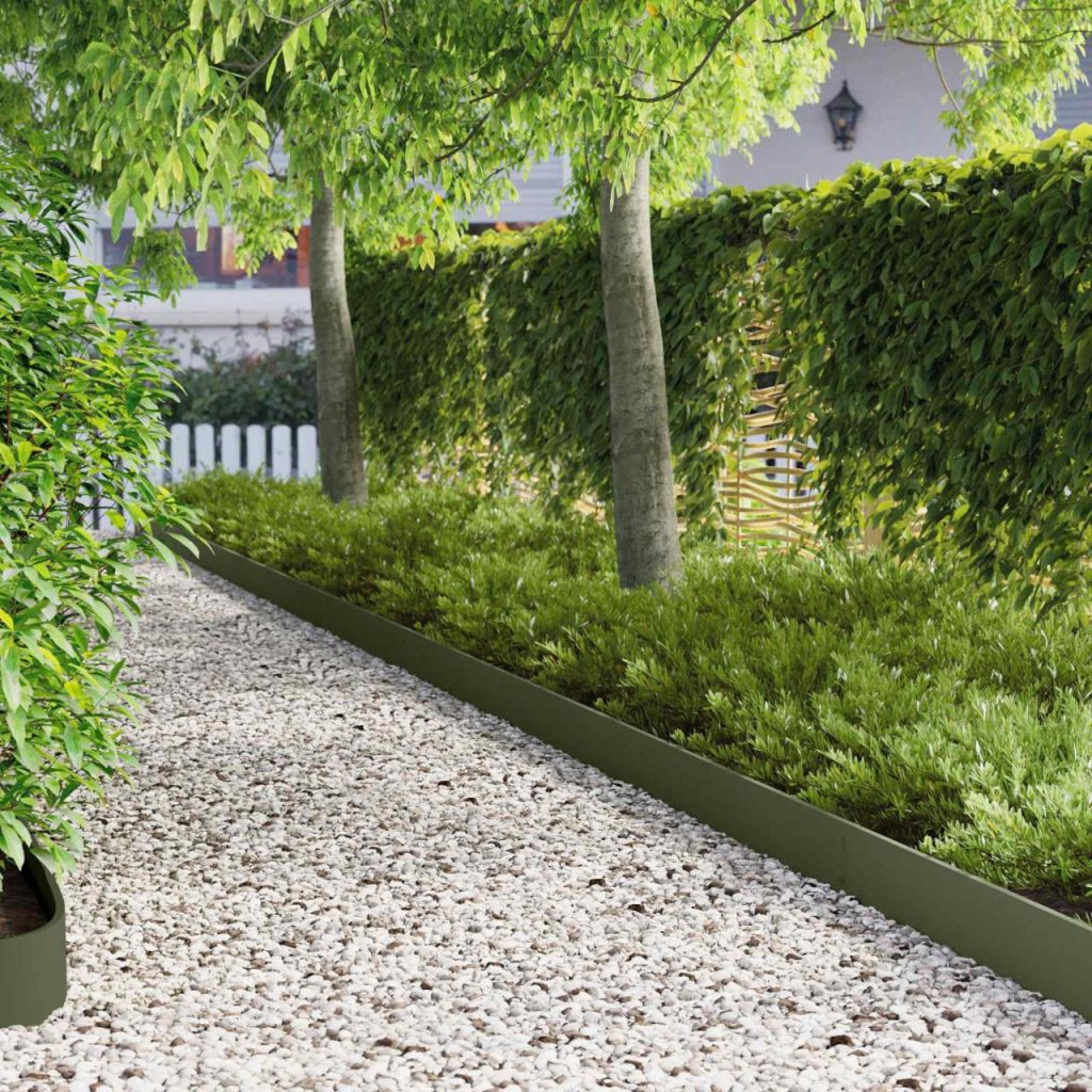 Nurmireunus 30 pcs 103 x 15 cm Teräs Oliivinvihreä