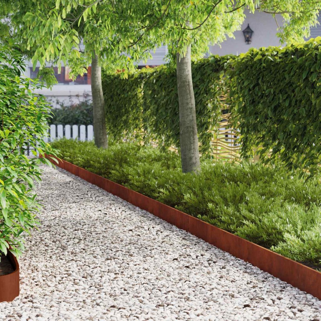 Nurmireunus 20 pcs 103 x 15 cm Teräs Ruosteinen