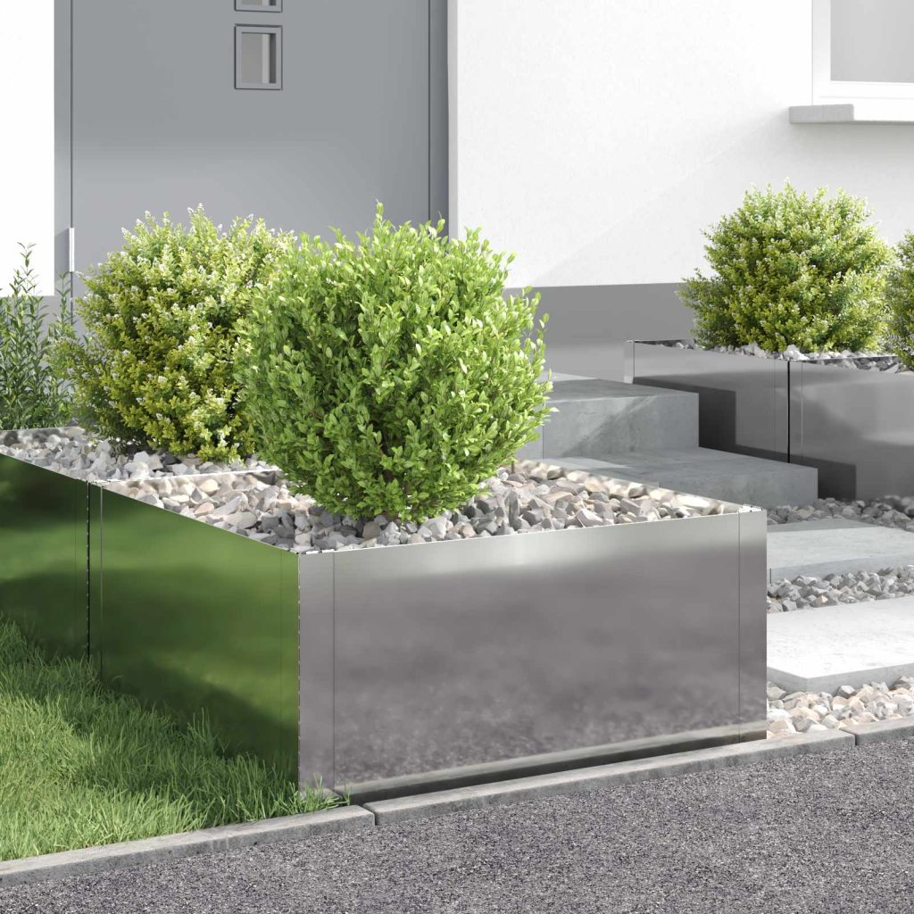 Nurmireunus 4 pcs 60 x 60 x 35 cm Teräs Hopea
