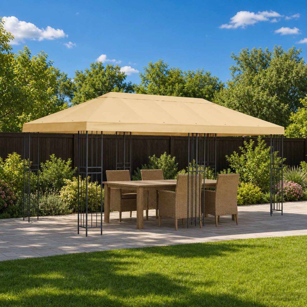 Gazebo-suojakansi 6 x 3 m Kerma Polyesteri 190