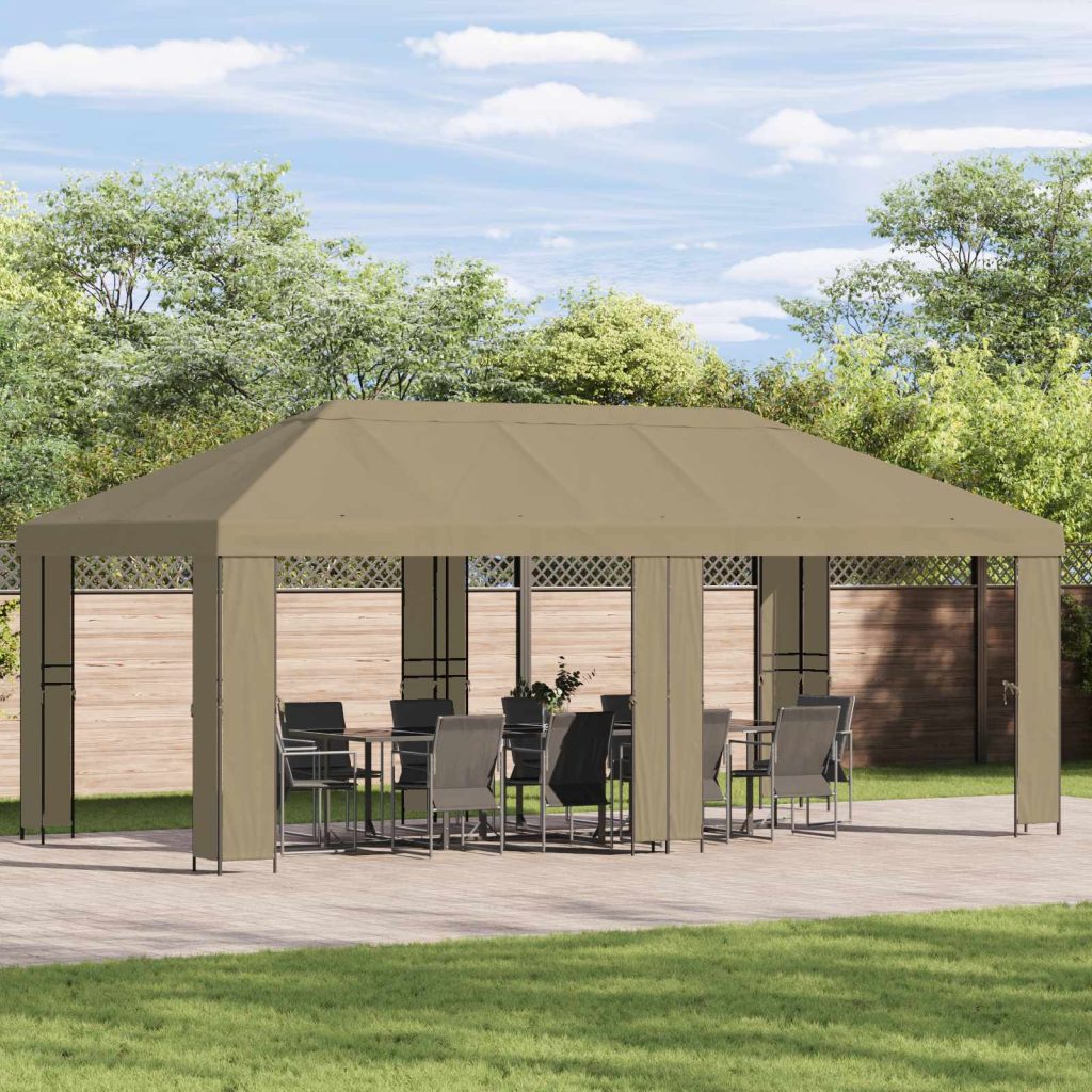 Gazebo-kansio 6 x 3 m Beige Polyesteri 190 gsm