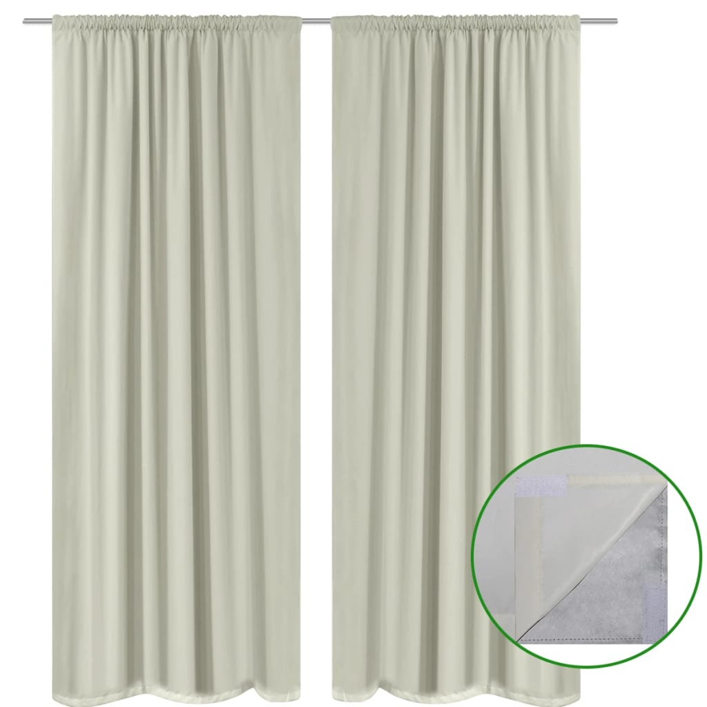 Pimennysverhot 2 kpl kaksi kerrosta 140x175 cm Kerma